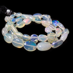 6 - 14mm Ethiopian Opal Plain Nugget Beads 18 inch 49 pieces AAA Grade (ONLINE ORDER ONLY)