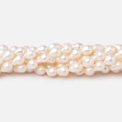 6-6.5mm Creamy Petite Ultra Baroque Freshwater Pearls 16 inch 66 Beads (ONLINE ORDER ONLY)