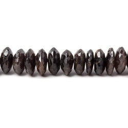 6-7mm Chocolate Sapphire German Faceted Rondelle beads 16 inch 139 pieces (ONLINE ORDER ONLY)