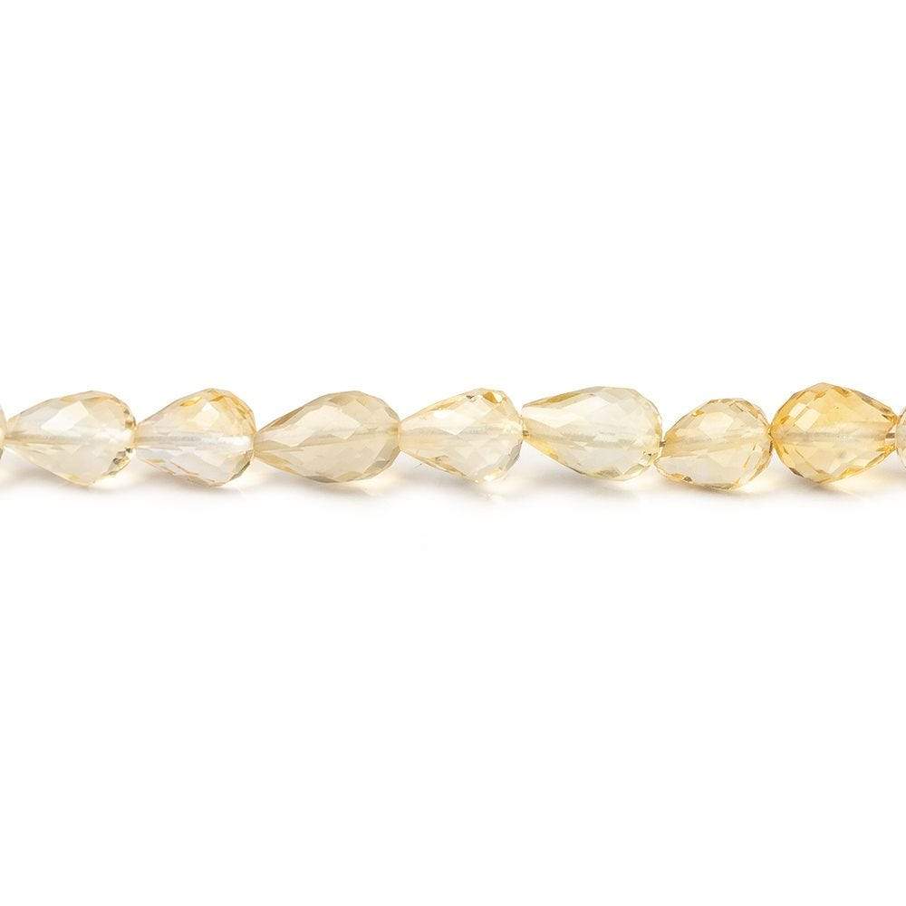6-7mm Multi Gem Straight Drilled Faceted Tear Drop Beads 16 inch 59 pcs (ONLINE ORDER ONLY)