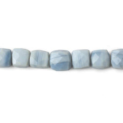 6-7mm Owyhee Denim Blue Opal Faceted Cube Beads 7.75 inch 29 pieces (ONLINE ORDER ONLY)