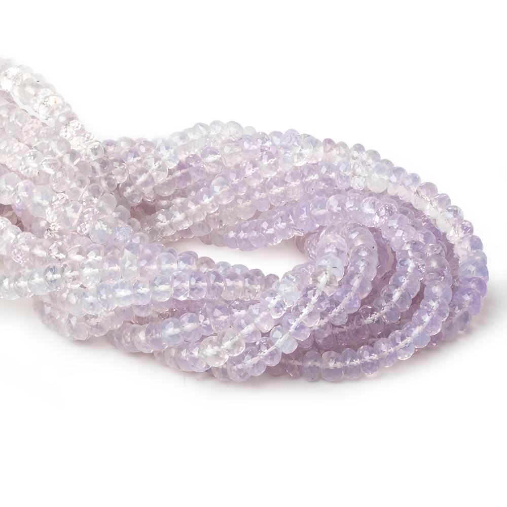 6-7mm Violet Scapolite shaded faceted rondelle beads 13 inch 82 pieces AAA (ONLINE ORDER ONLY)