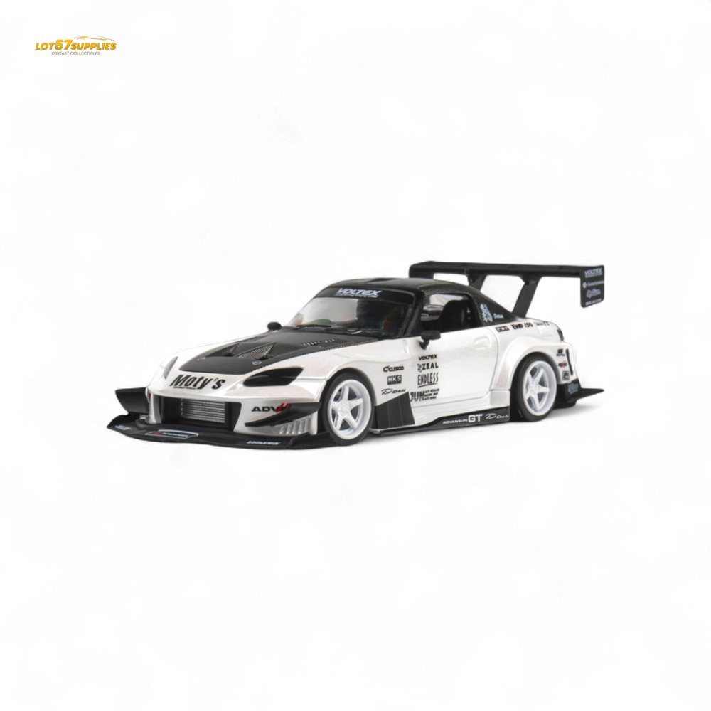 MicroTurbo Honda S2000 Metallic White 1:64