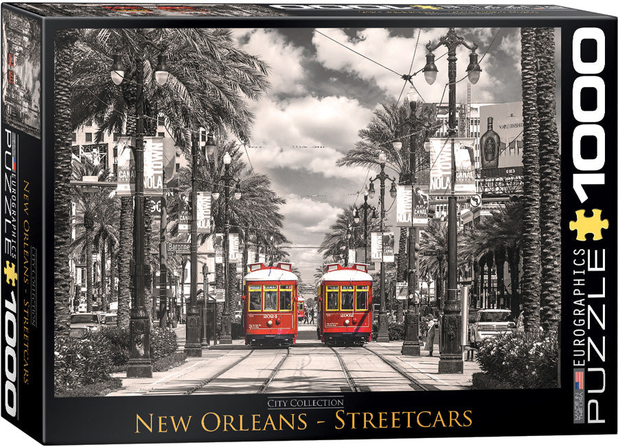 Puzzle: City Collection - New Orleans Streetcars