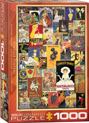 Puzzle: Vintage Art Collages - Vintage Posters