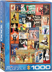 Puzzle: Vintage Art Collages - Ballroom Dancing