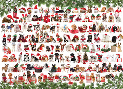 Puzzle: Animal Charts - Holiday Dogs