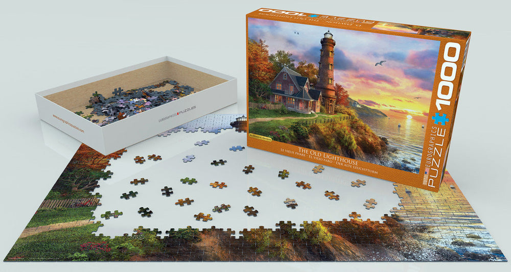 Puzzle: Artist Series - The Old Lighthouse by Dominic Davison