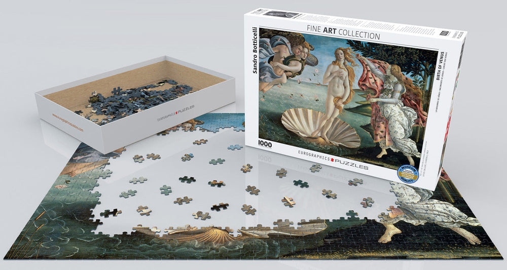 Puzzle: Fine Art Masterpieces - Birth of Venus by Sandro Botticelli