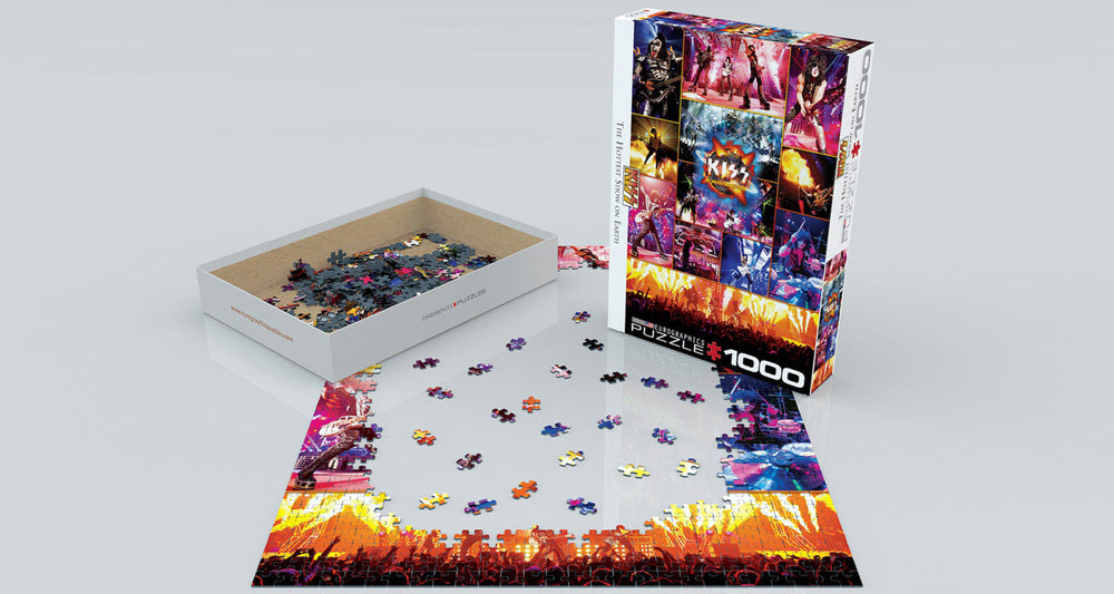 Puzzle: Celebrities Collection - KISS The Hottest Show on Earth
