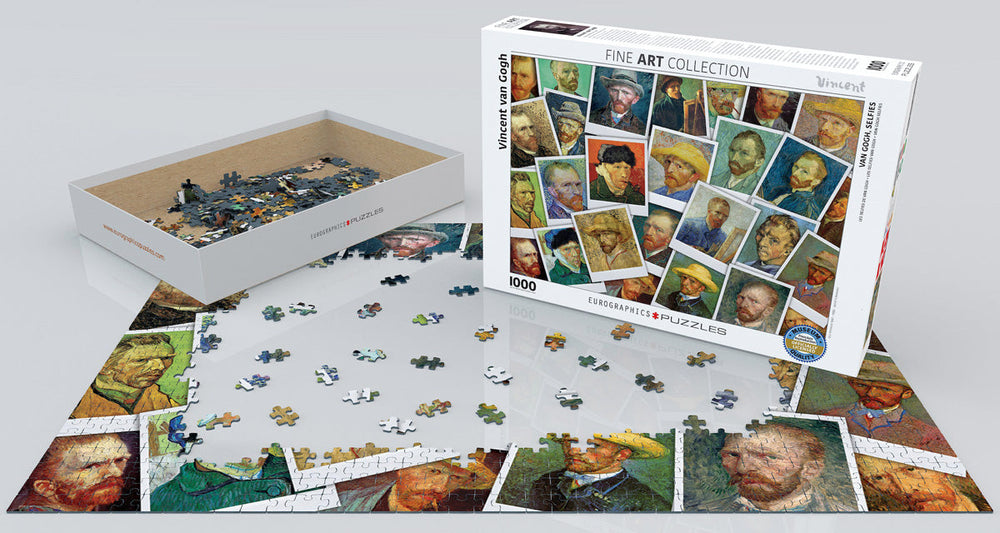 Puzzle: Fine Art Masterpieces - Van Gogh Selfies by Vincent van Gogh
