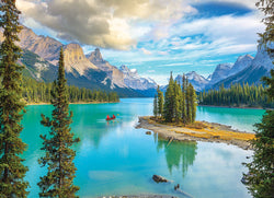 Puzzle: HDR Photography - Maligne Lake, Alberta