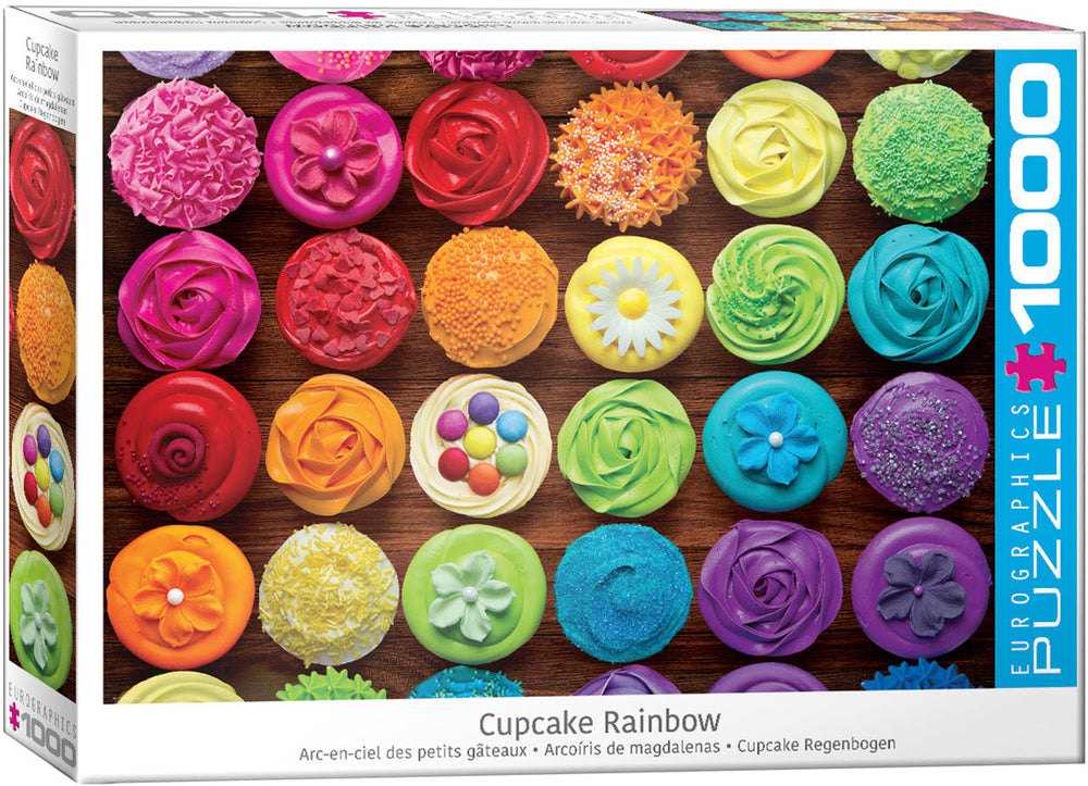 Puzzle: Sweet Rainbow & Party - Cupcake Rainbow