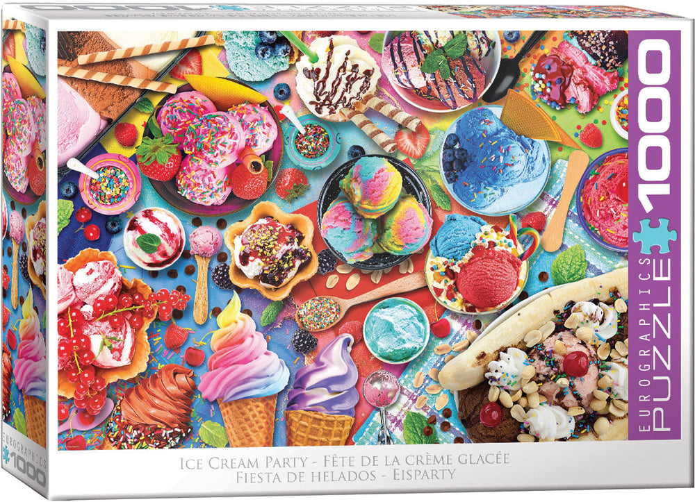 Puzzle: Sweet Rainbow & Party - Ice Cream Party