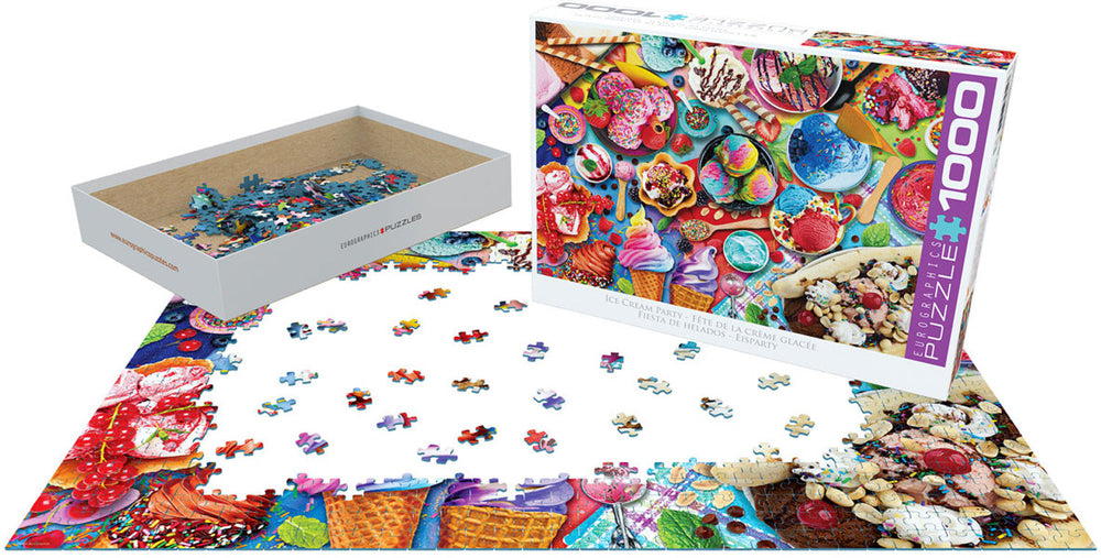 Puzzle: Sweet Rainbow & Party - Ice Cream Party