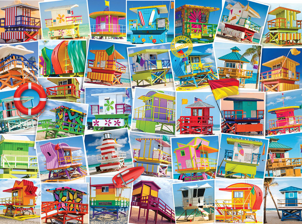 Puzzle: The Globetrotter Collection - Lifeguard Posts