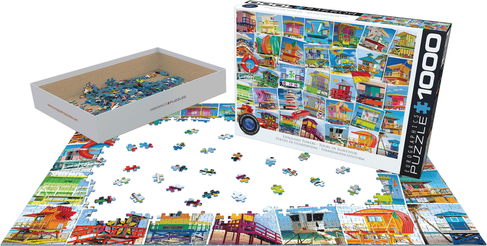 Puzzle: The Globetrotter Collection - Lifeguard Posts