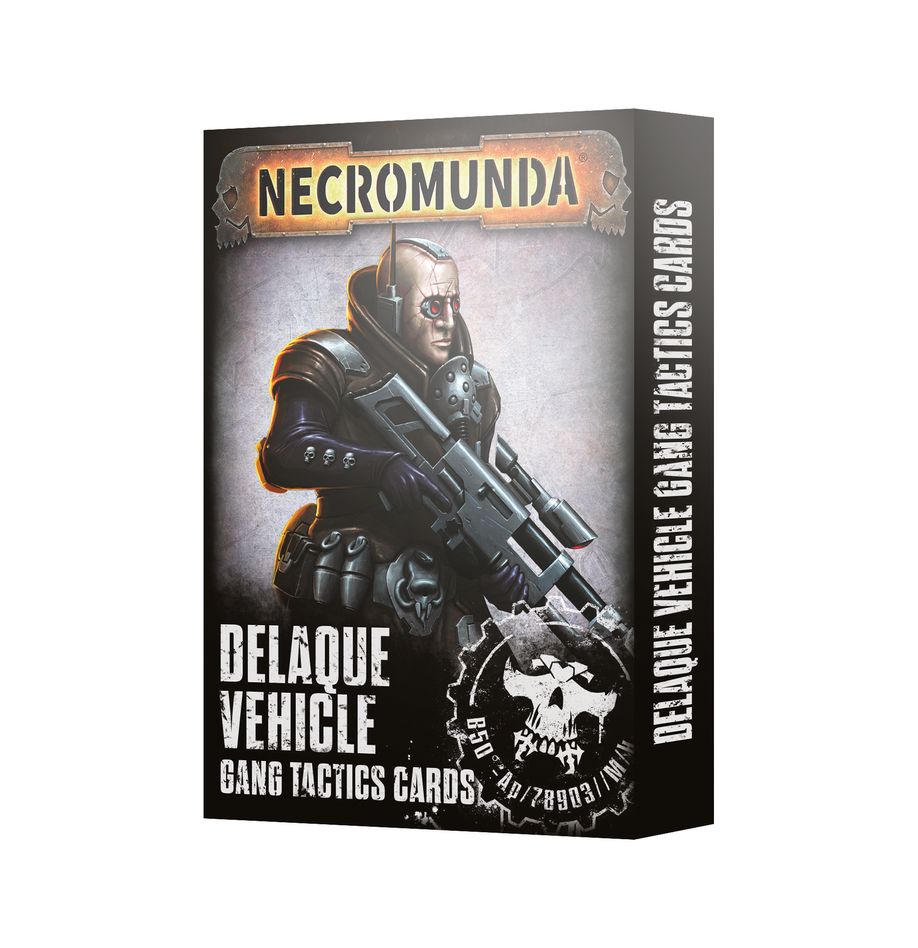 Necromunda: Delaque Vehicle Gang Tactics Cards (ONLINE ORDER ONLY)