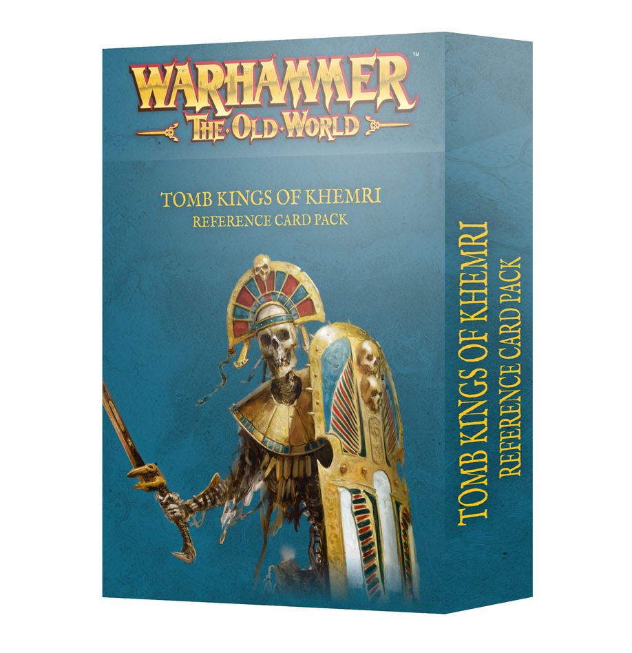 Warhammer: the Old World Reference Card Pack - Tomb Kings of Khemri (ONLINE ORDER ONLY)