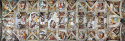 Puzzle: Panoramic Puzzles - The Sistine Chapel Ceiling by Michelangelo