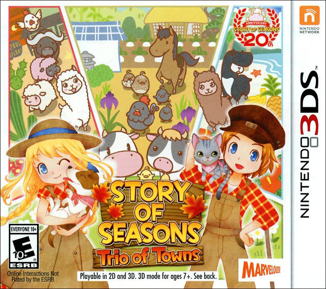 Story Of Seasons Trio Of Towers (Nintendo 3DS) (ONLINE ORDER ONLY)