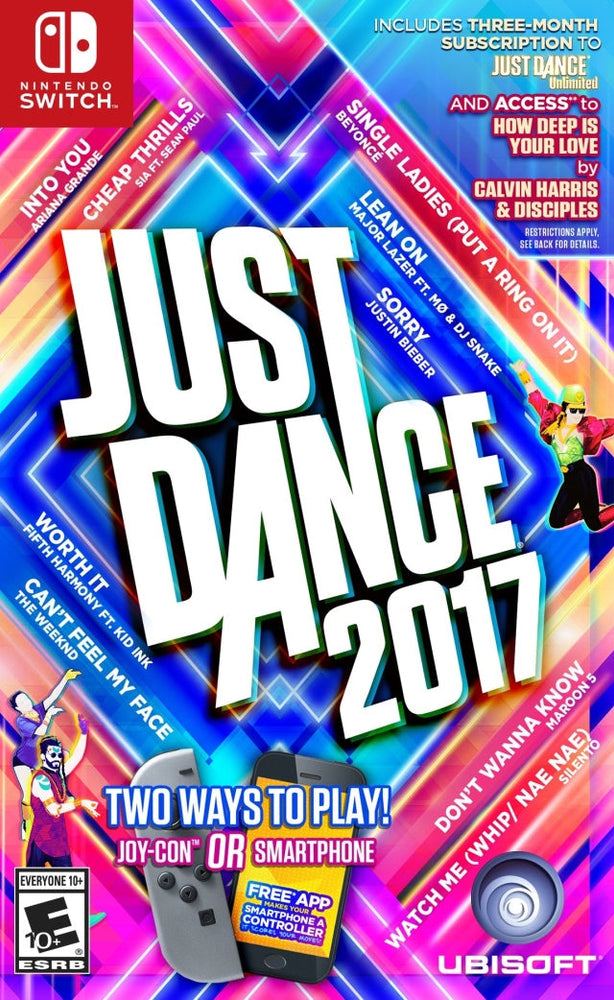 Just Dance 2017 (Nintendo Switch) (ONLINE ORDER ONLY)