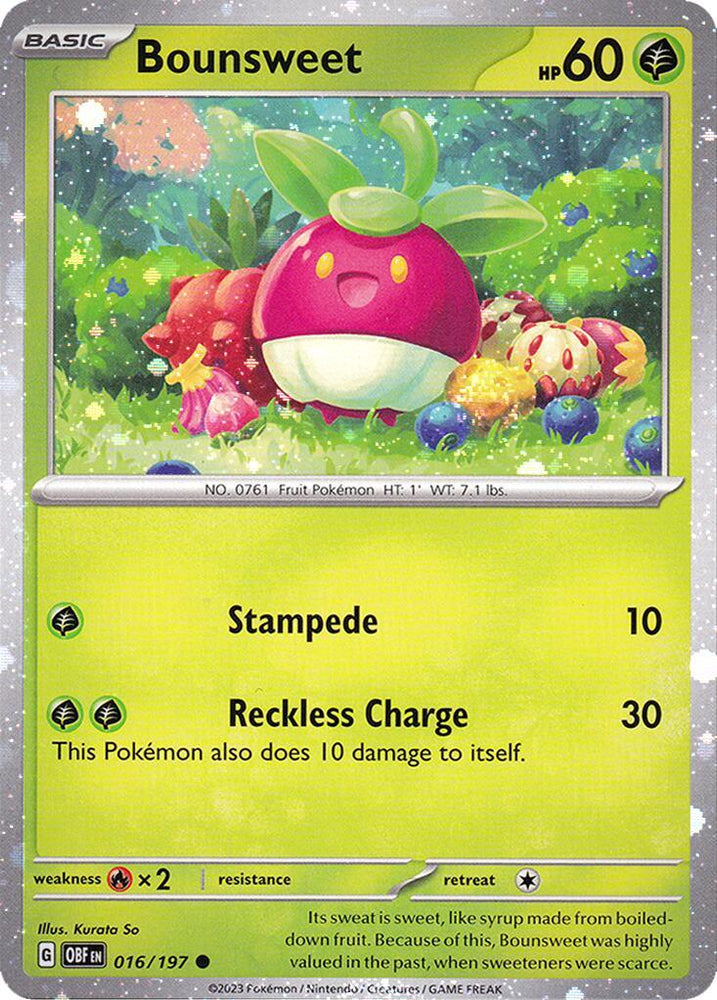 Bounsweet (016/197) (Cosmos Holo) [Miscellaneous Cards] (Online Only)
