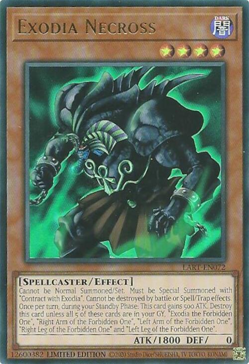 Exodia Necross [LART-EN072] Ultra Rare (ONLINE ORDER ONLY)