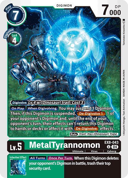 MetalTyrannomon [EX8-043] [Chain of Liberation] (ONLINE ORDER ONLY)