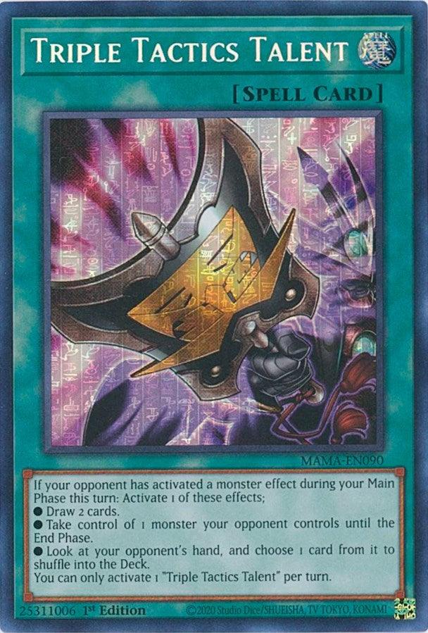 Triple Tactics Talent [MAMA-EN090] Secret Pharaoh's Rare (ONLINE ORDER ONLY)
