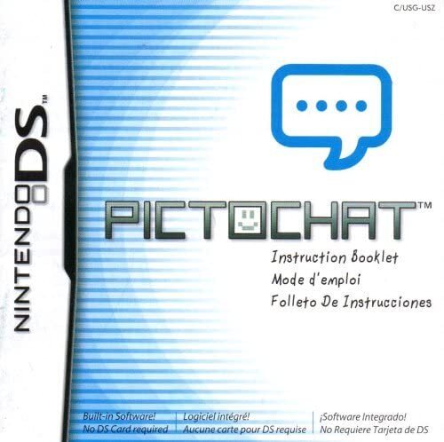 Pictochat (Nintendo DS) (ONLINE ORDER ONLY)
