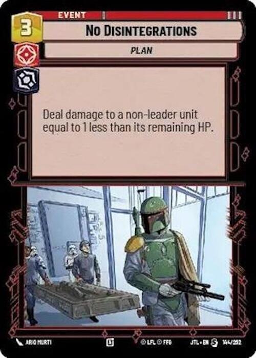 No Disintegrations (144/257) [Jump to Lightspeed] (ONLINE ORDER ONLY)
