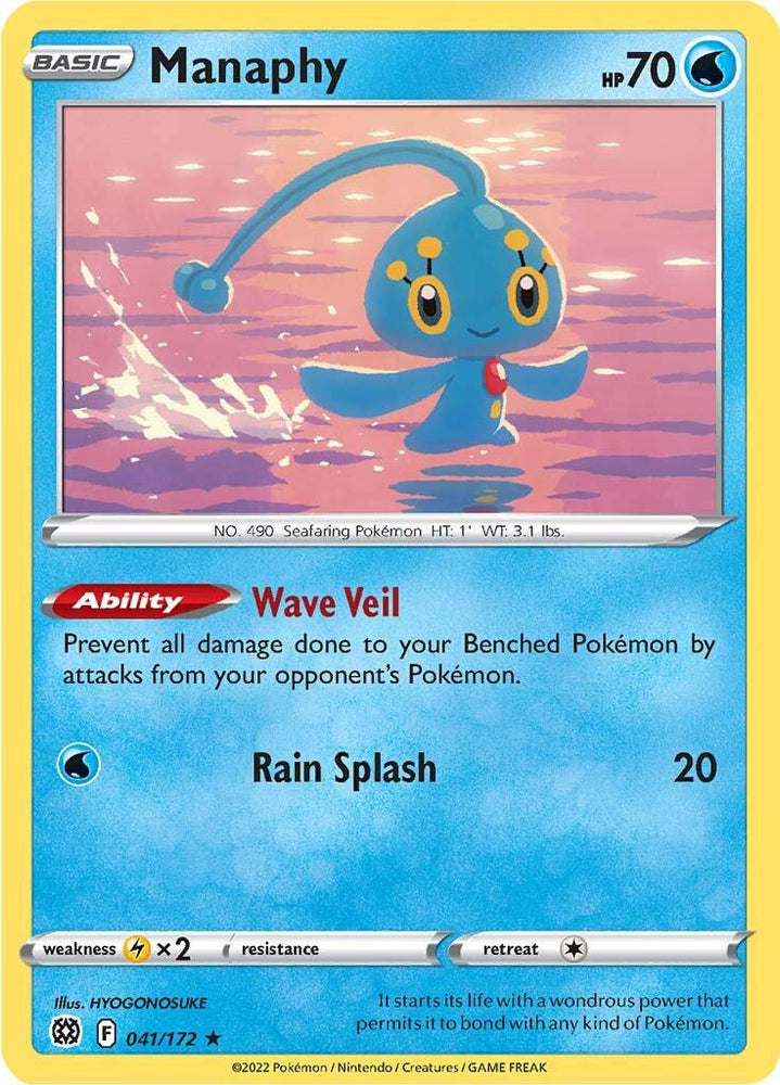 Manaphy (041/172) [Sword & Shield: Brilliant Stars] (Online Only)