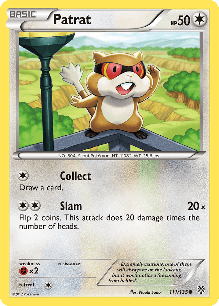 Patrat (111/135) [Black & White: Plasma Storm] (Online Only)