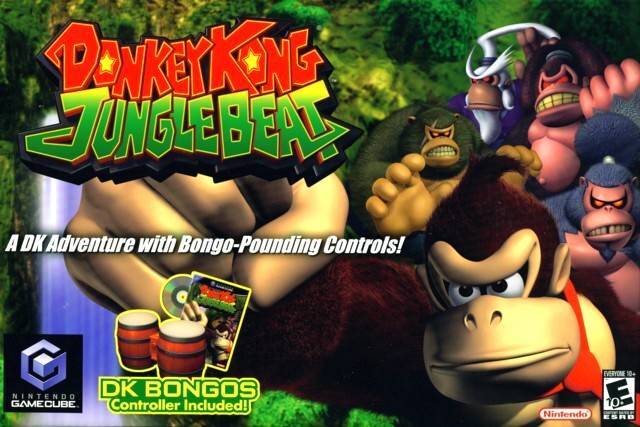 Donkey Kong Jungle Beat w/ Bongos (Gamecube) (Online Order Only)