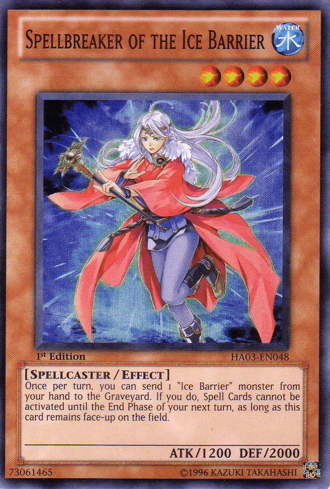 Spellbreaker of the Ice Barrier [HA03-EN048] Super Rare (ONLINE ORDER ONLY)