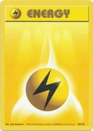 Lightning Energy (100/102) [Base Set Unlimited] (Online Only)