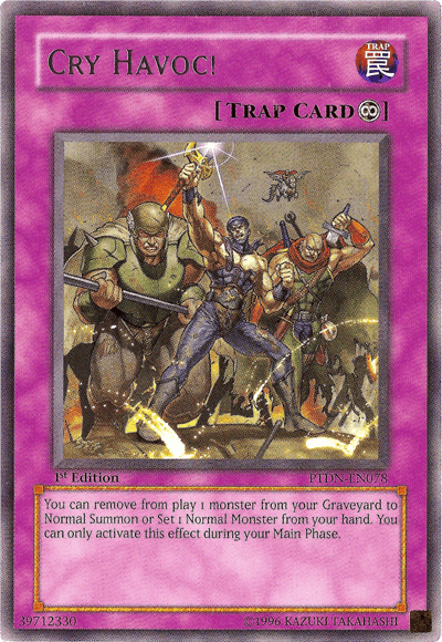 Cry Havoc! [PTDN-EN078] Rare (ONLINE ORDER ONLY)