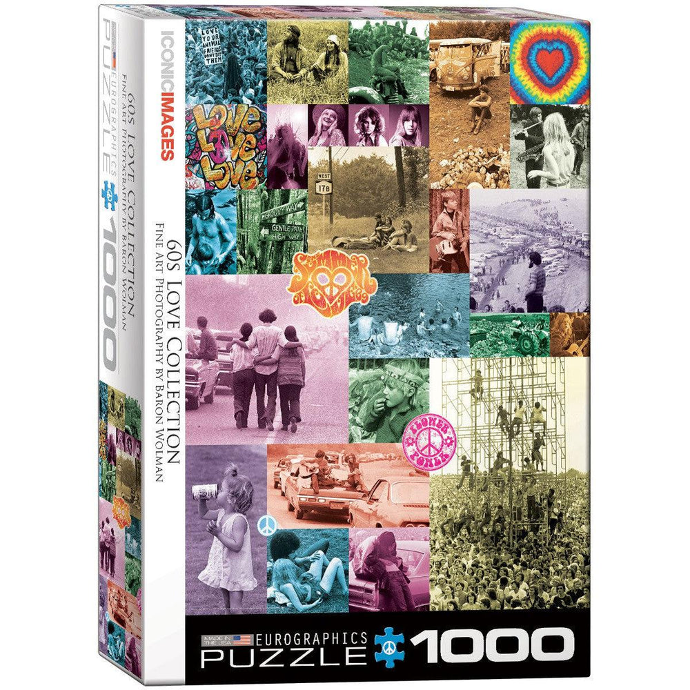 60s Love Collection 1000 Piece Jigsaw Puzzle Eurographics (ONLINE ORDER ONLY)