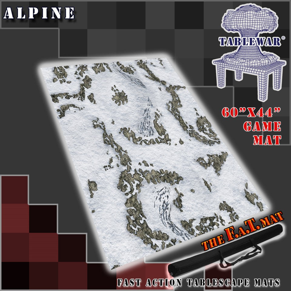60x44" 'Alpine' F.A.T. Mat Battle Gaming Mat (ONLINE ORDER ONLY)