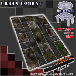 60x44" 'Urban Combat' F.A.T. Mat Battle Gaming Mat (ONLINE ORDER ONLY)