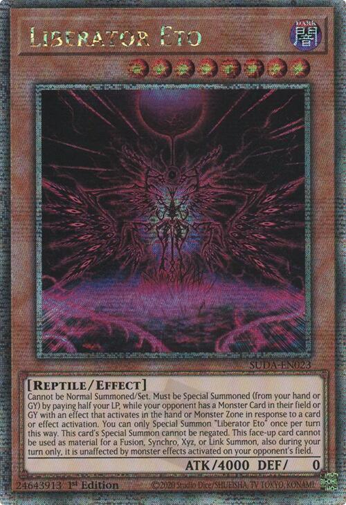 Liberator Eto (Quarter Century Secret Rare) [SUDA-EN023] Quarter Century Secret Rare (ONLINE ORDER ONLY)