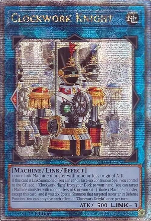 Clockwork Knight (Quarter Century Secret Rare) [SUDA-EN050] Quarter Century Secret Rare (ONLINE ORDER ONLY)