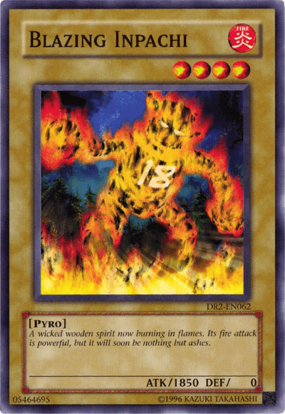 Blazing Inpachi [DR2-EN062] Common (ONLINE ORDER ONLY)