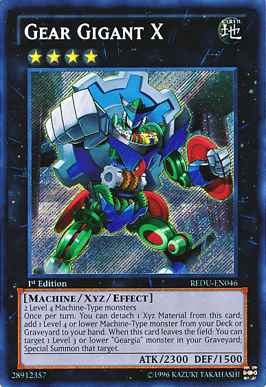 Gear Gigant X [REDU-EN046] Secret Rare (ONLINE ORDER ONLY)
