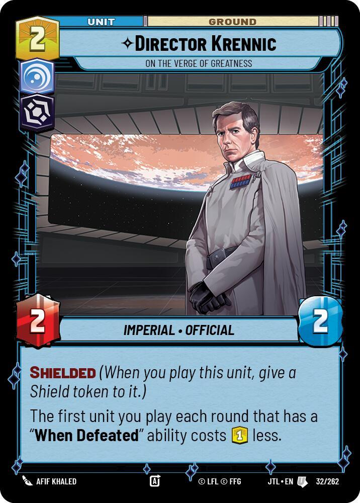 Director Krennic - On the Verge of Greatness (32/262) [Jump to Lightspeed] (ONLINE ORDER ONLY)