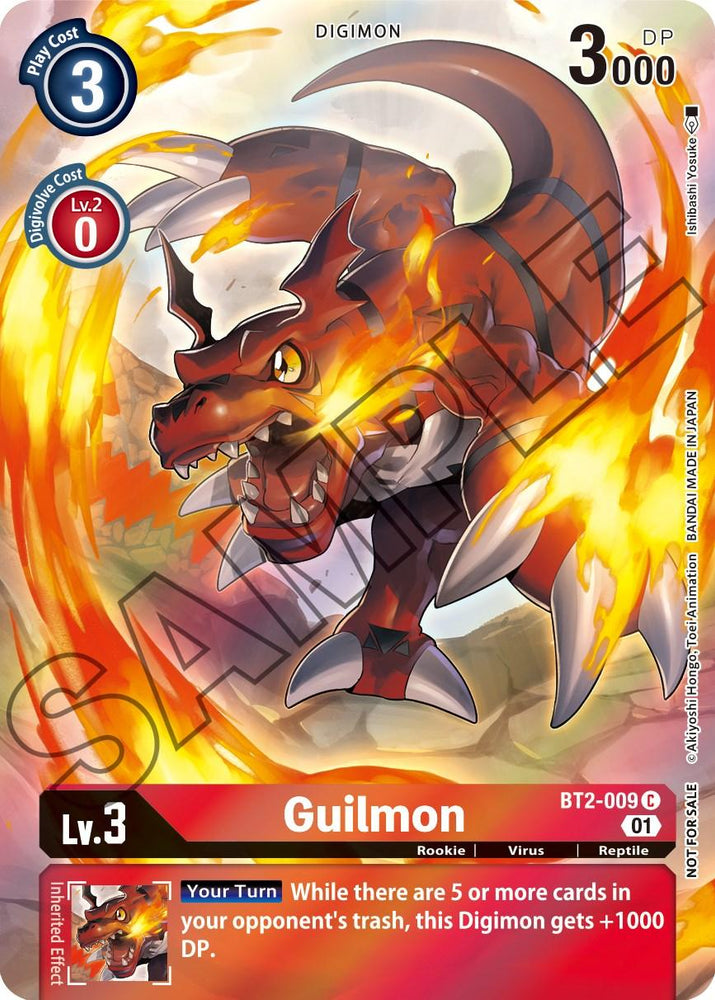 Guilmon [BT2-009] (Tamer's Card Set 1) [Release Special Booster Promos] (ONLINE ORDER ONLY)