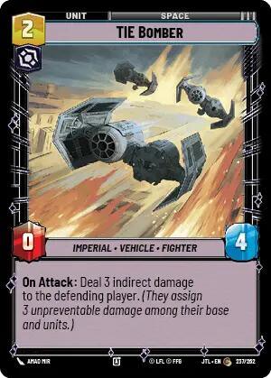 TIE Bomber (237/257) [Jump to Lightspeed] (ONLINE ORDER ONLY)