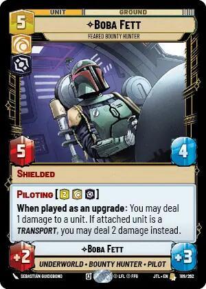 Boba Fett - Feared Bounty Hunter (189/257) [Jump to Lightspeed] (ONLINE ORDER ONLY)