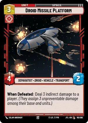Droid Missile Platform (162/257) [Jump to Lightspeed] (ONLINE ORDER ONLY)